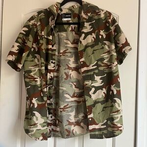 Camo Button up